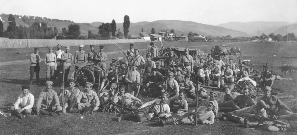 Грузинские солдаты в Сочи. 1919-й год