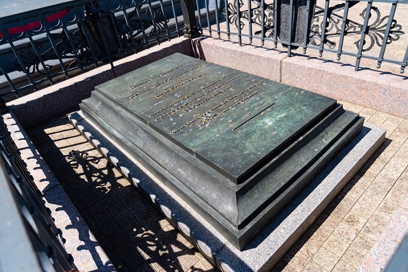 Могила П.И. Багратиона. Фото: «Государственный Бородинский военно-исторический музей-заповедник»