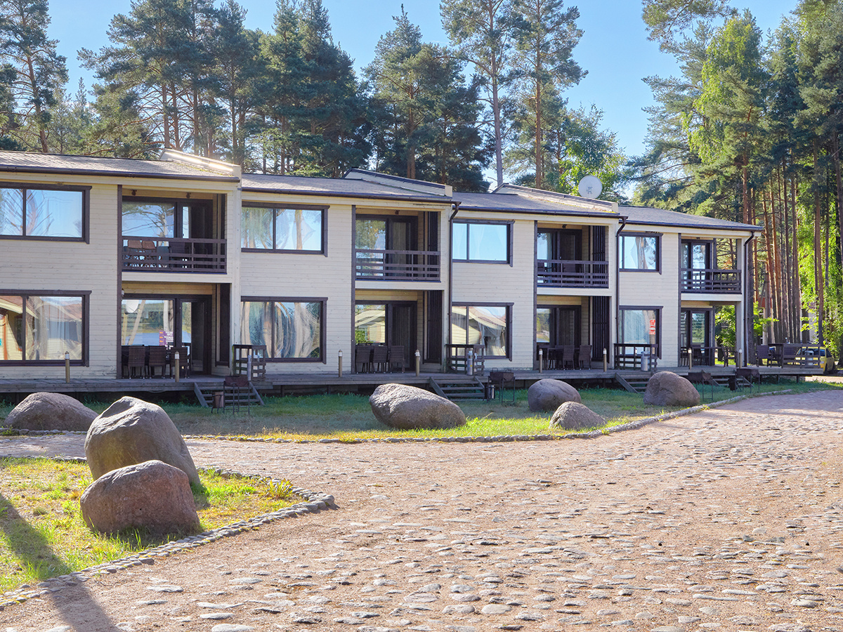 Таунхаусы на 6-7 гостей на основной территории Базы отдыха "Окунёвая"