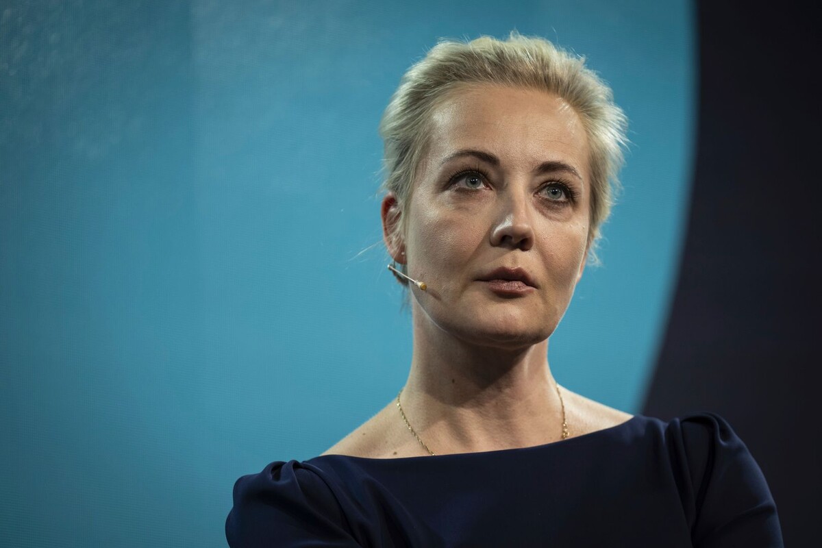    Юлия Навальная (физическое лицо, внесённое в РФ в перечень террористов и экстремистов) ©TASS /Gian Ehrenzeller/Keystone via AP