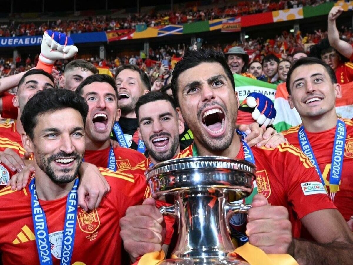    Футболисты сборной Испании© Соцсети турнира Евро-2024