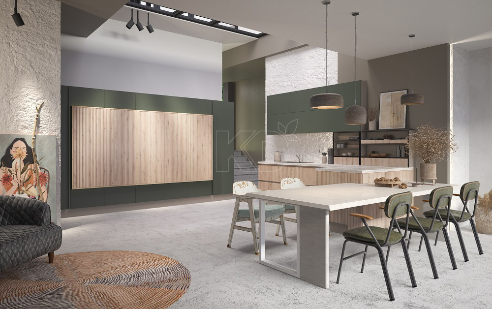 Система открывания «Slide&Hide» «прячет» фасады в корпус