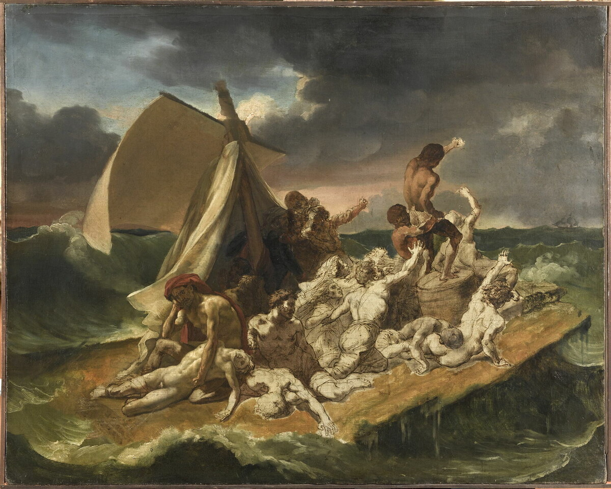 Т. Жерико эскиз к полотну «Плот "Медузы"» 1818/1819