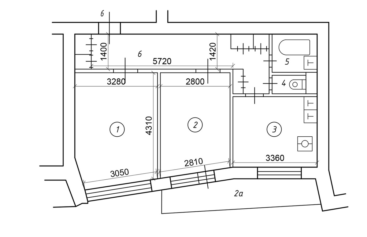 Обмерный план