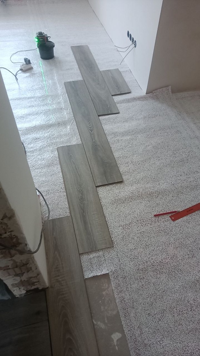 Раскладка ламината