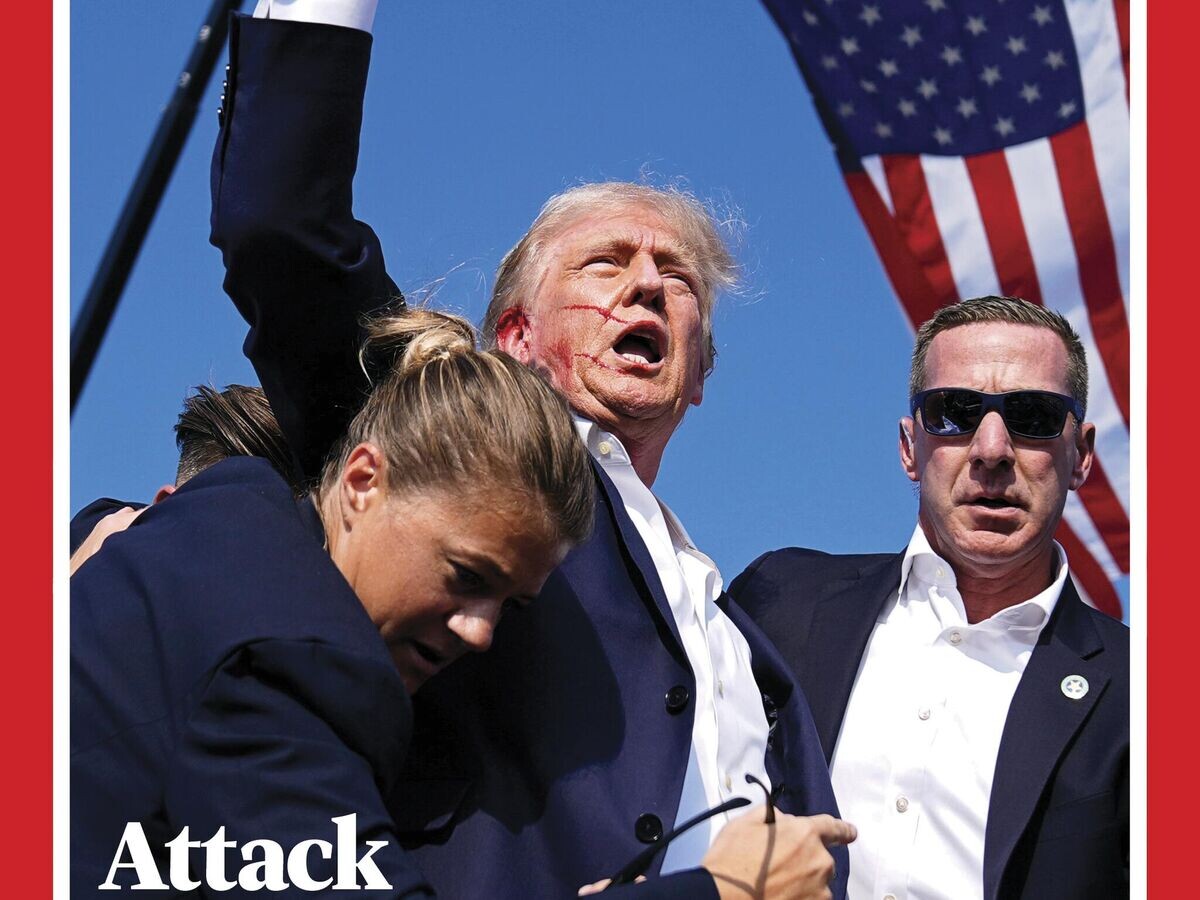    Обложка журнала Time© Фото : Time / AP Photo / Evan Vucci