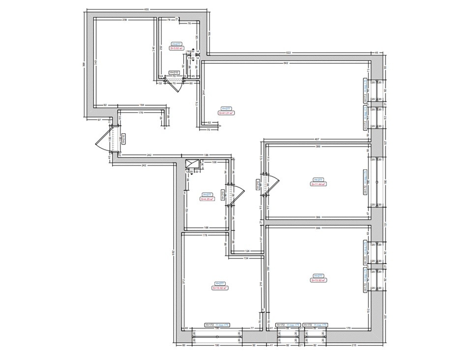 Обмерный план