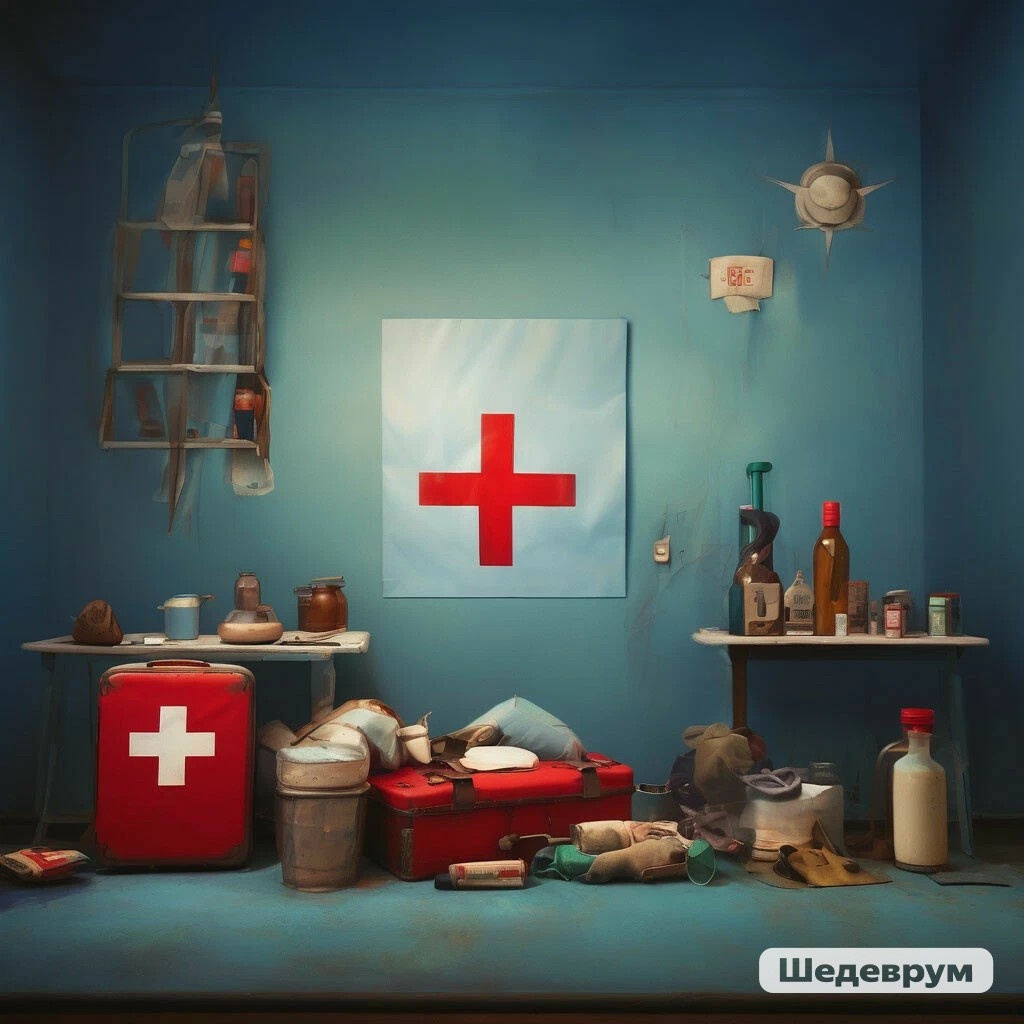 Первая помощь по версии Шедеврума 🤭