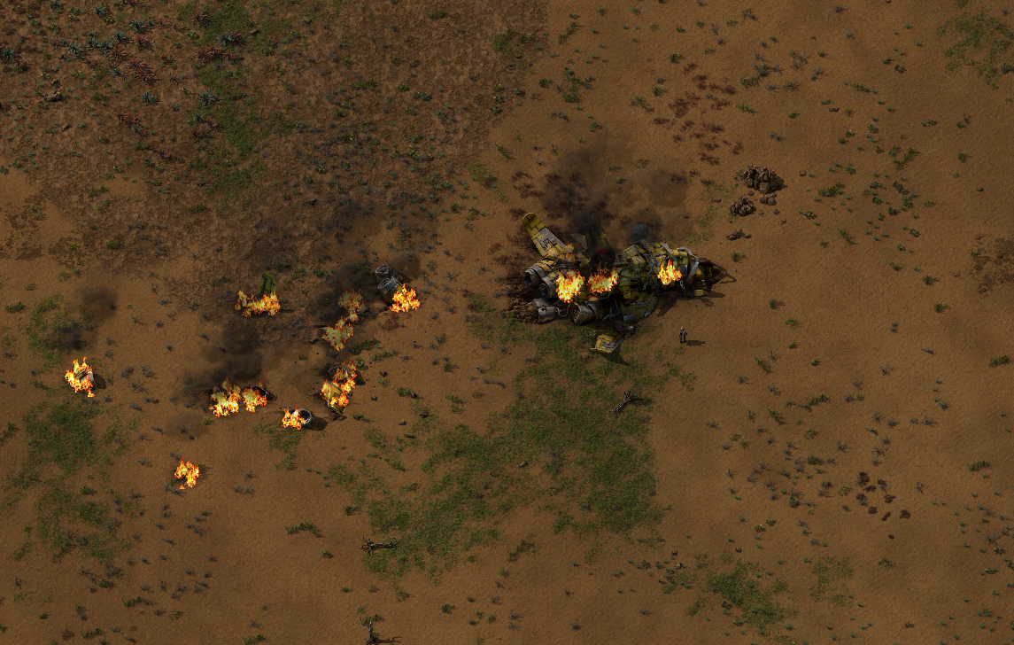 Крушение космического корабля на неизвестной планете