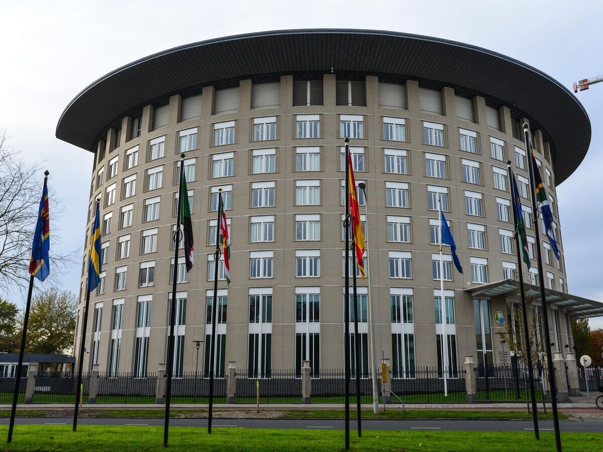    Вид на здание Организации по запрещению химического оружия в Гааге© РИА Новости / Алексей Витвицкий