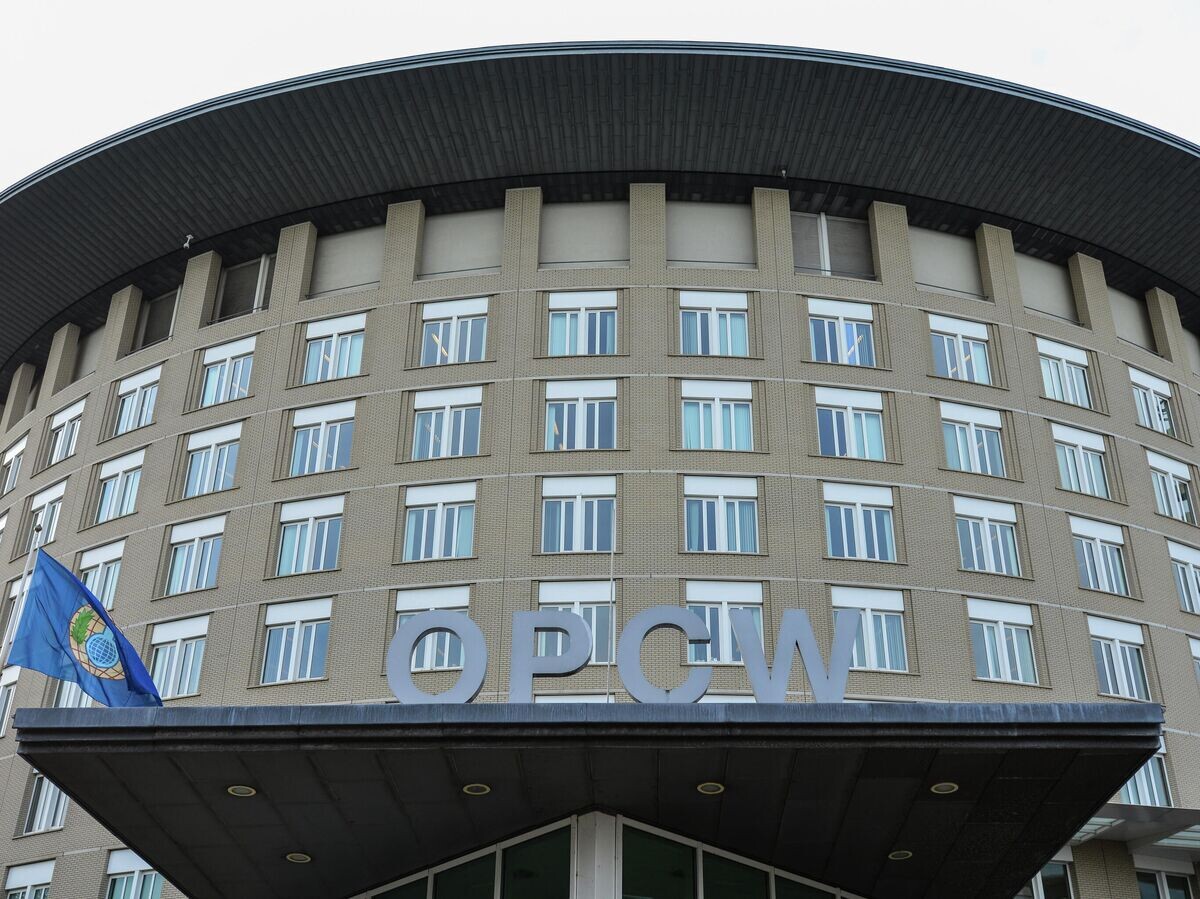    Вид на здание Организации по запрещению химического оружия в Гааге© РИА Новости / Алексей Витвицкий