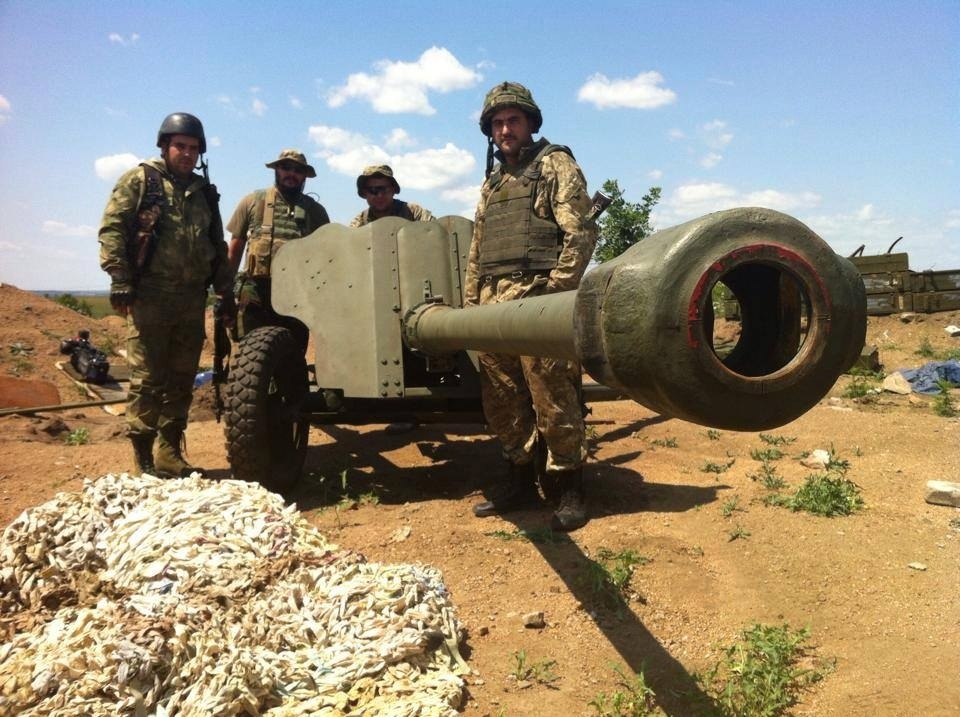 Д-44 ВСУшной 72-й ОМБр в 2015 г.
