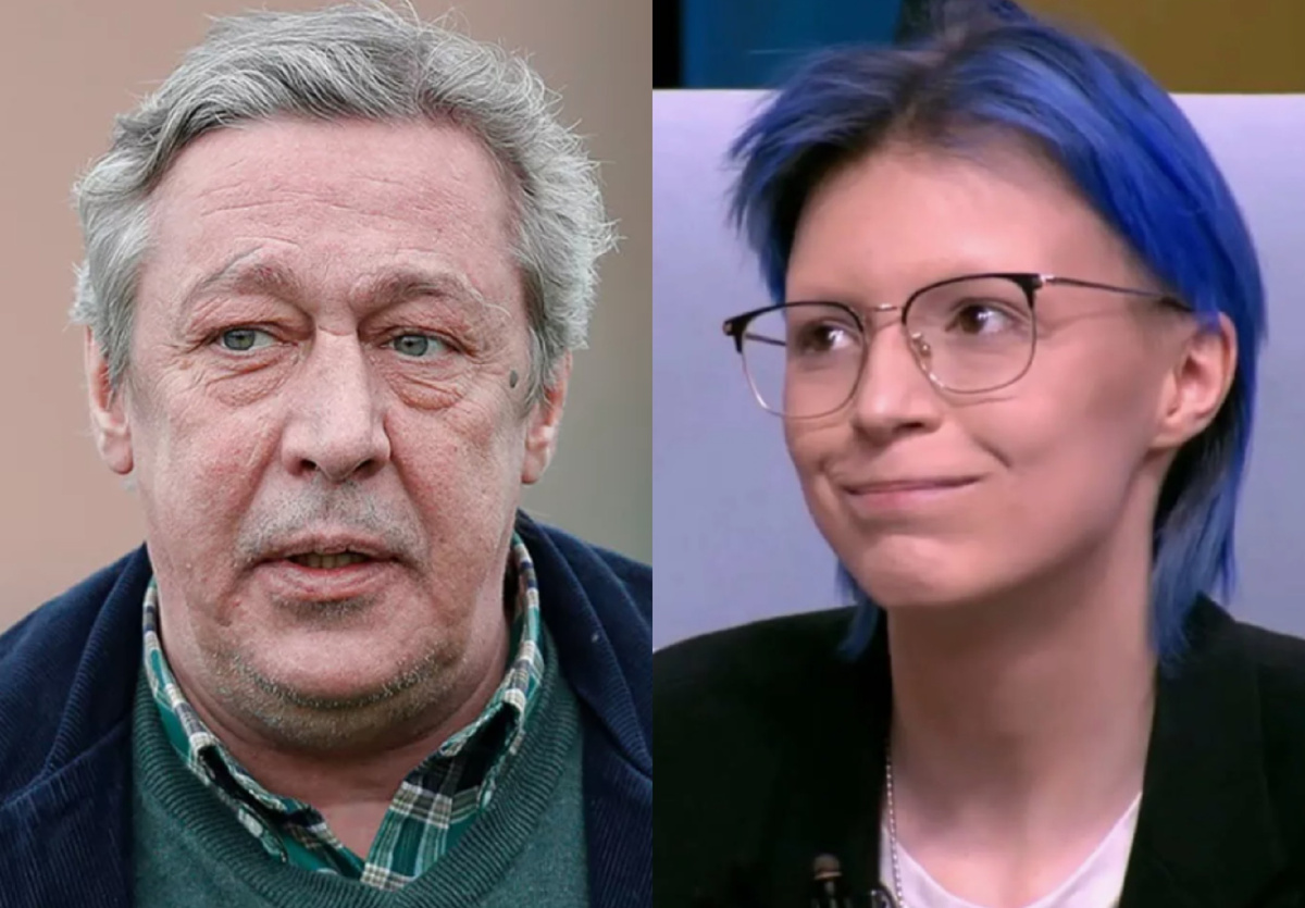 на фото Михаил Ефремов и его дочь Анна-Мария