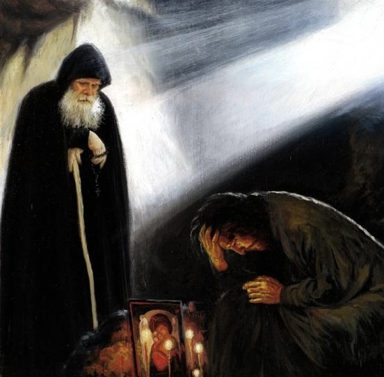 А. Виктор. «Покаяние инока», 2016 г.