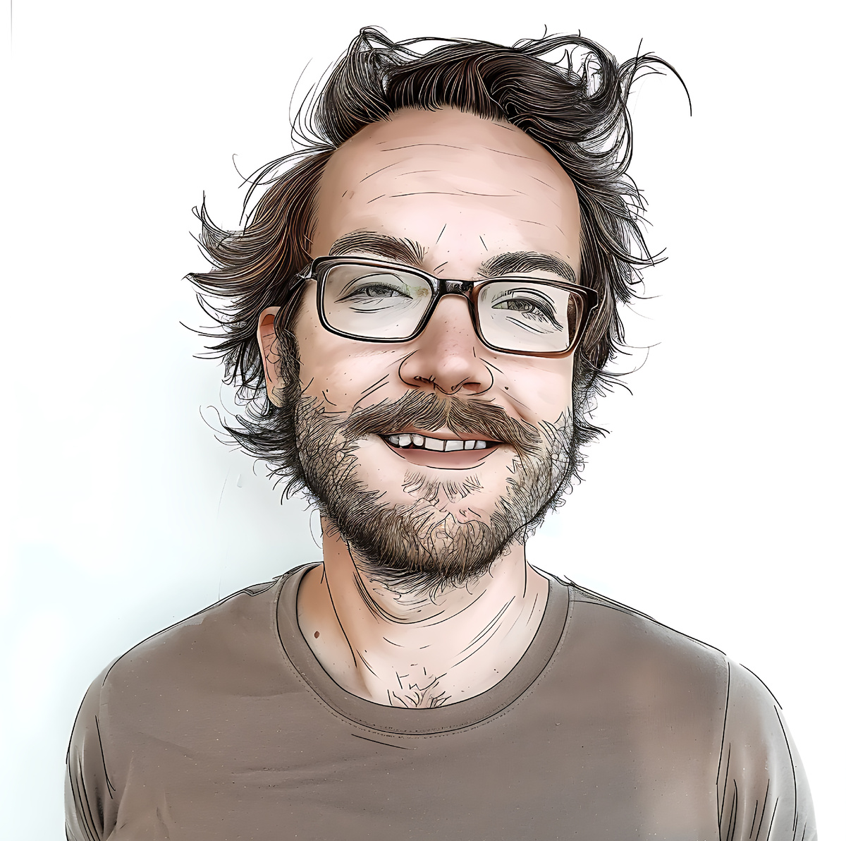 Улыбающийся мужчина