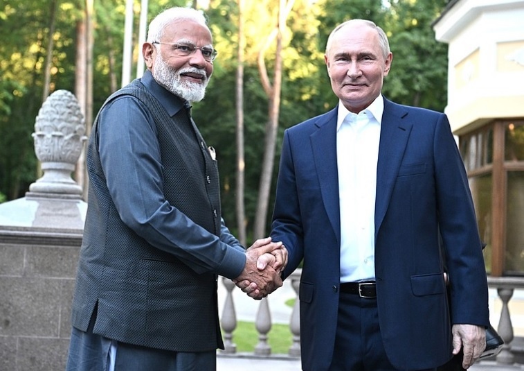 Президент России Владимир Путин и премьер-министр Индии Нарендра Моди / Фото: kremlin.ru  📷
