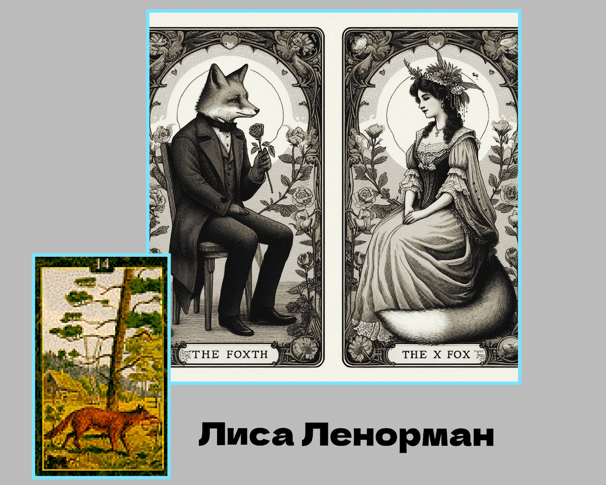 Карта Лиса Ленорман: В любви хитрость не помощник.