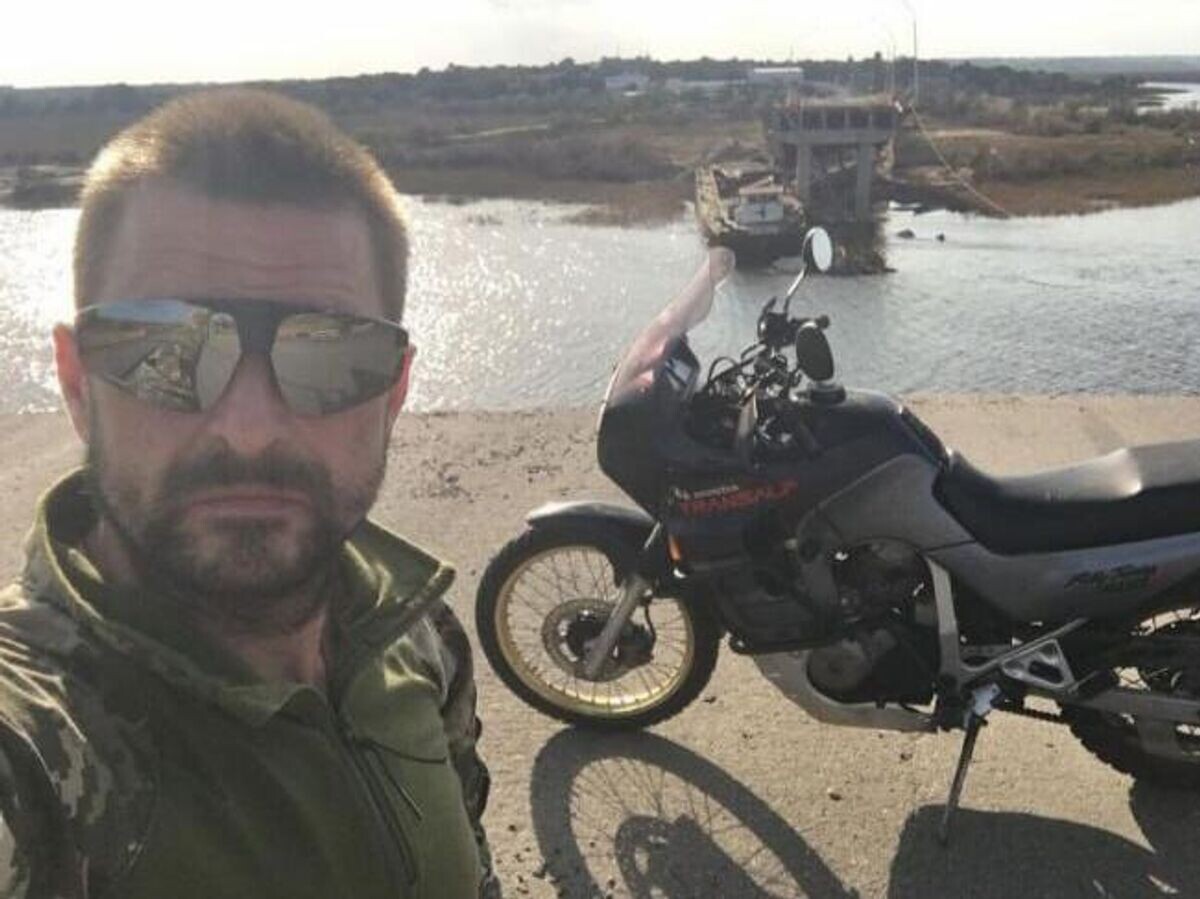    Один из членов мотоклуба Bandidos, воюющий за ВСУ© Фото : соцсети