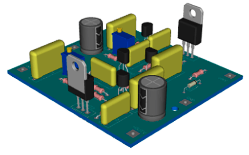 Стабилизатор ±35 В для усилителя