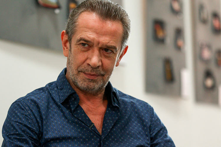    Владимир Машков: «Очень важно раскрывать секреты и мастерства, и существования многонационального русского театра, и такого понятия, как «артистический склад характера».   
Фото: Артем Дергунов