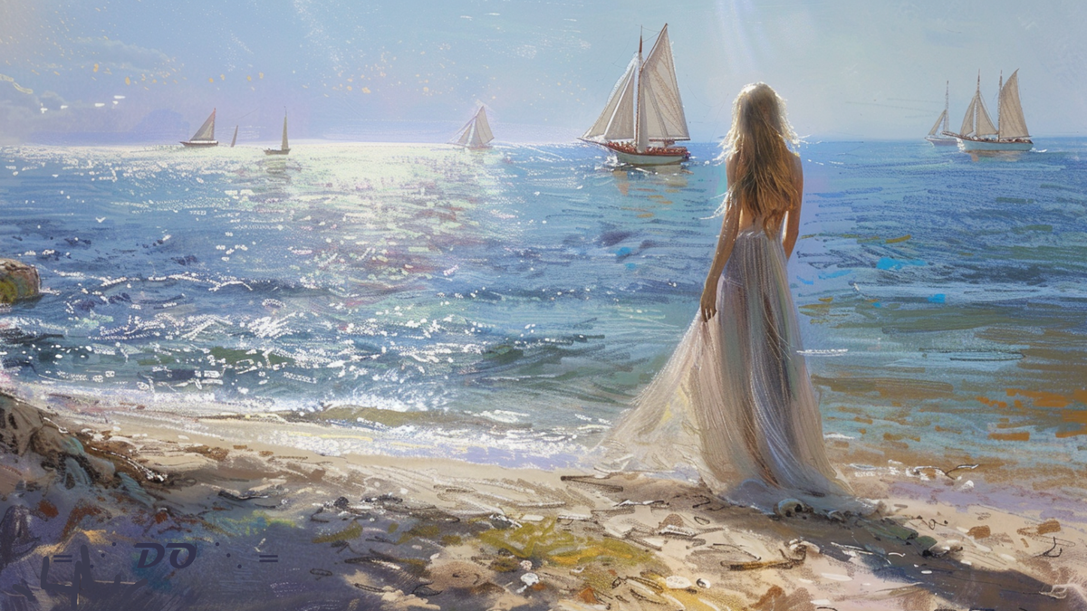 Вот так мы представляем себе отдых у моря. 