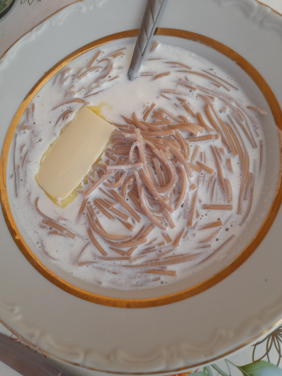 Фото автора. Молочный суп - забытая радость