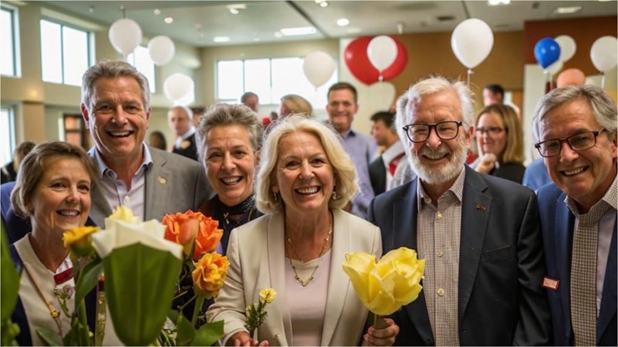 Встреча одноклассников через 45 лет