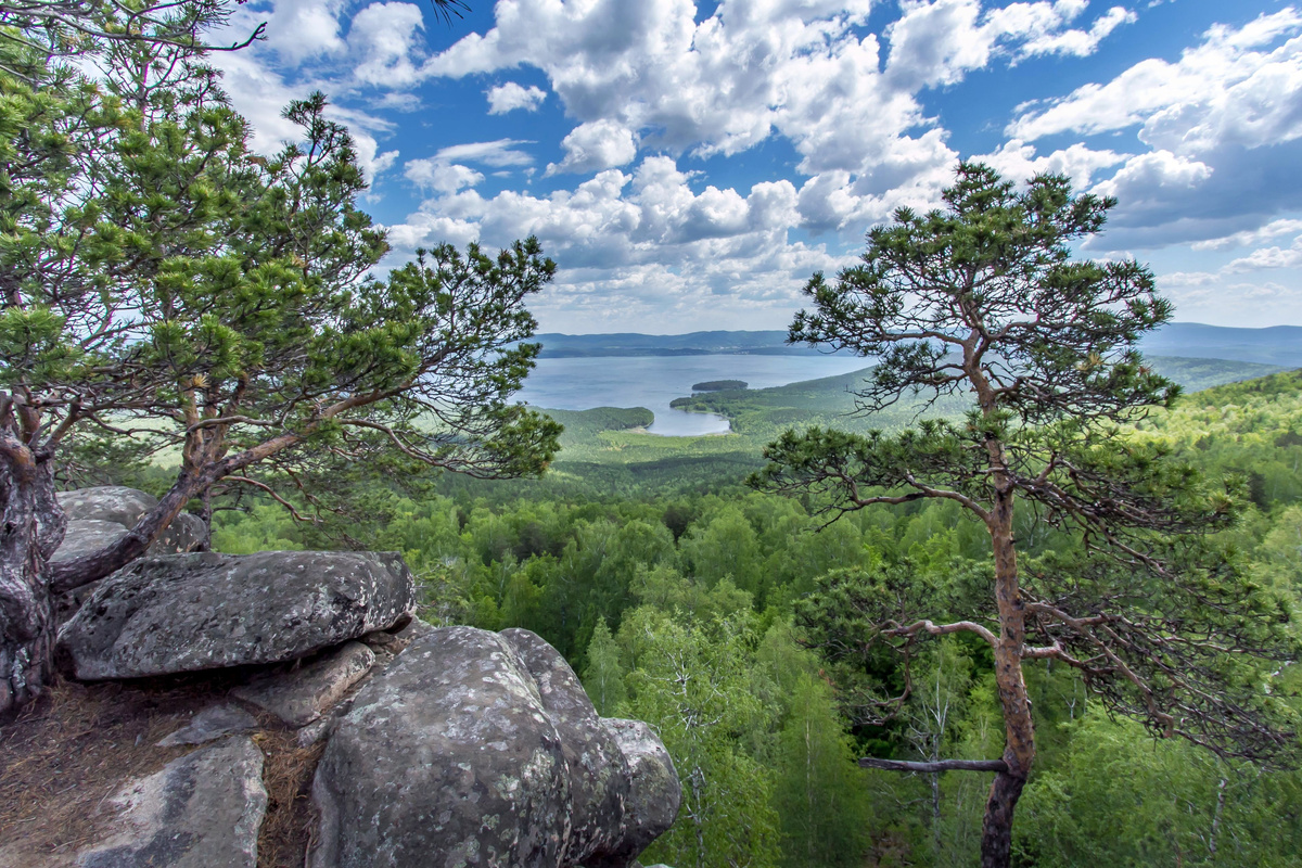 На горе Заозерная.