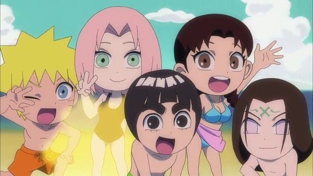 Кадр из Чиби Наруто: Весна юности - Рока Ли