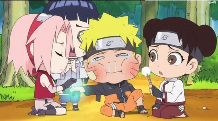 Кадр из Чиби Наруто: Весна юности Рока Ли