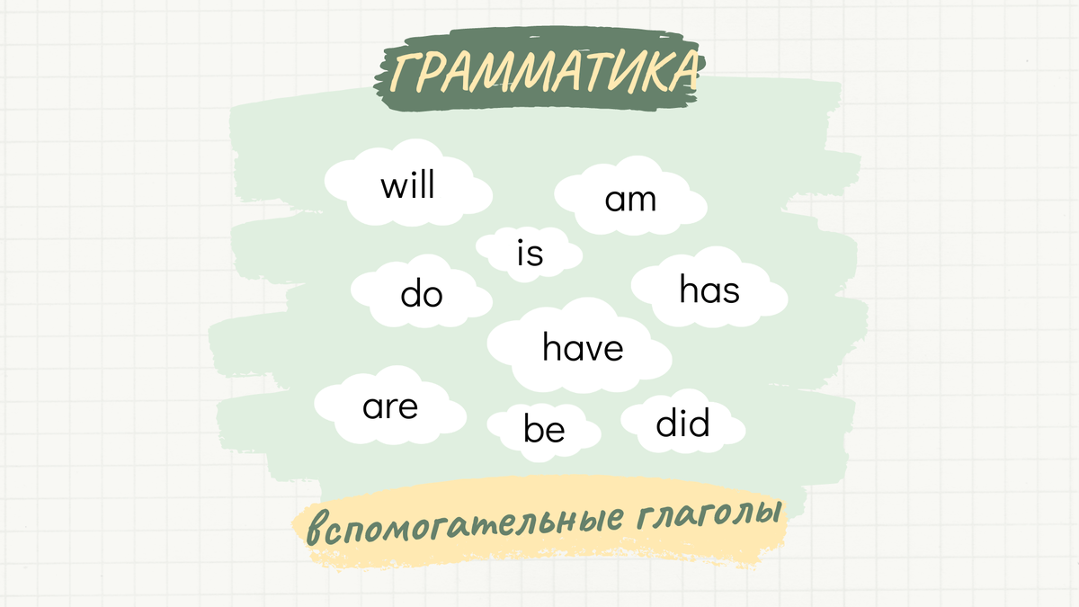 Вспомогательные глаголы в английском языке