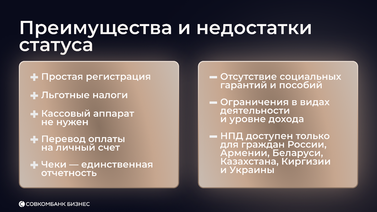 Самозанятость в 2024: шпаргалка для начинающих предпринимателей |  Совкомбанк для бизнеса | Дзен