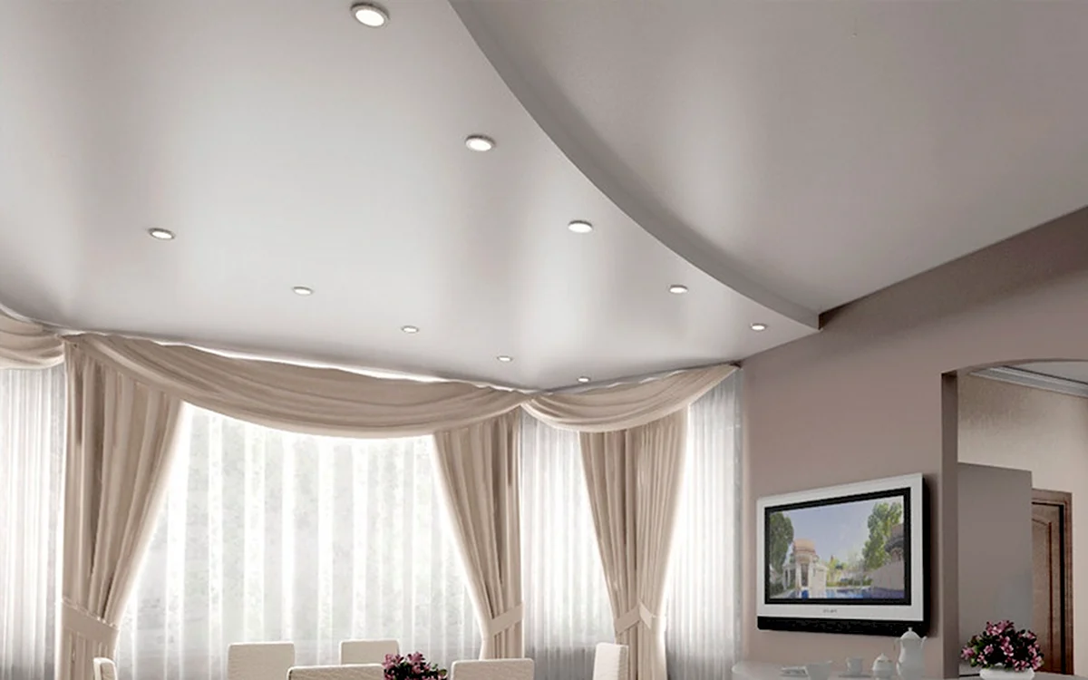 Потолок является одним из важных элементов любого дома или квартиры. Он играет большую роль в создании атмосферы и дизайна помещения.-2