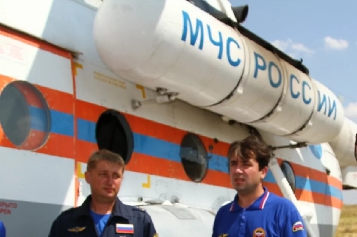   Вертолет МЧС держат наготове для тушения пожаров в Волгоградской области