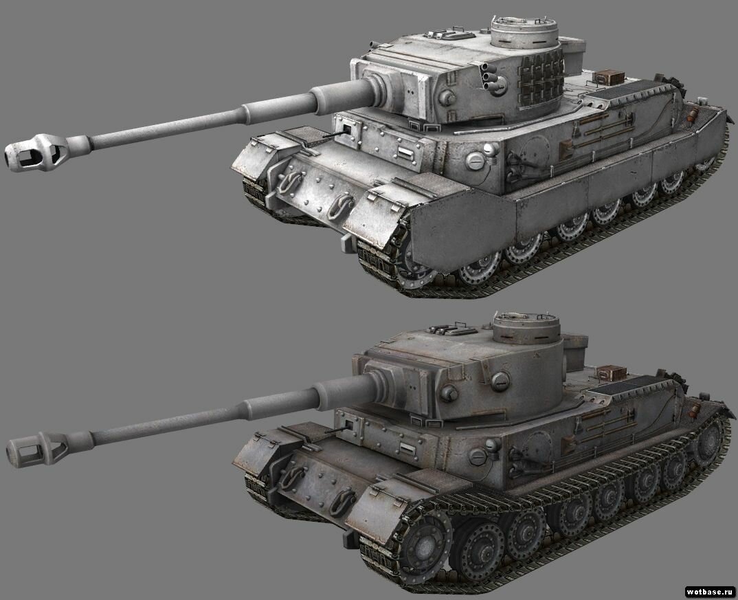 Белый тигр находится сверху, как мы видим особых видимых отличий мы не видим