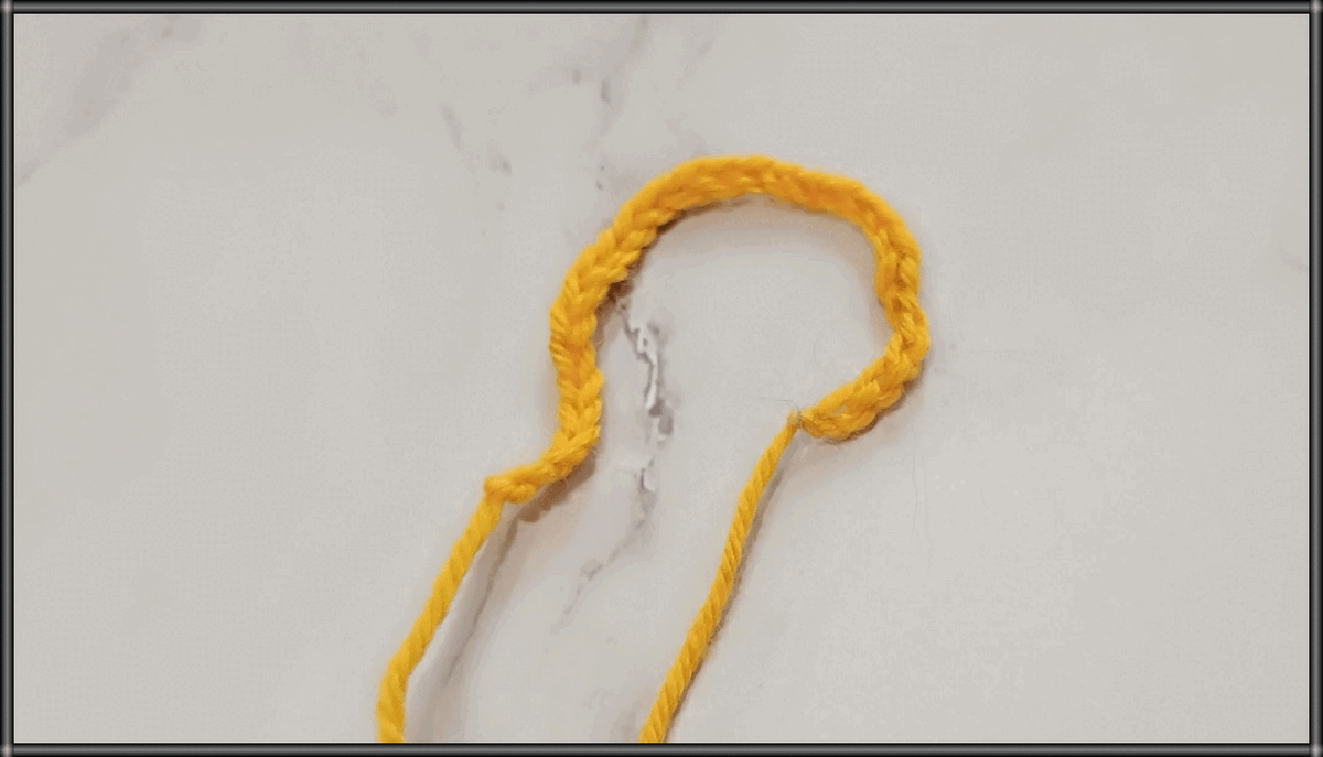 Цепочка из воздушных петель 