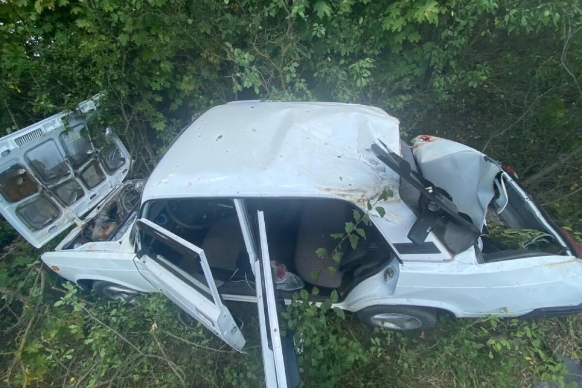    В ДТП в Липецкой области четыре человека пострадали при опрокидывании авто