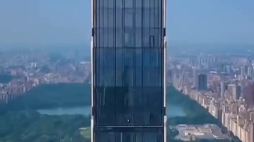 Ньюёрк-Сити на Манхэтане - 309 этаж. Это завораживающее видео
