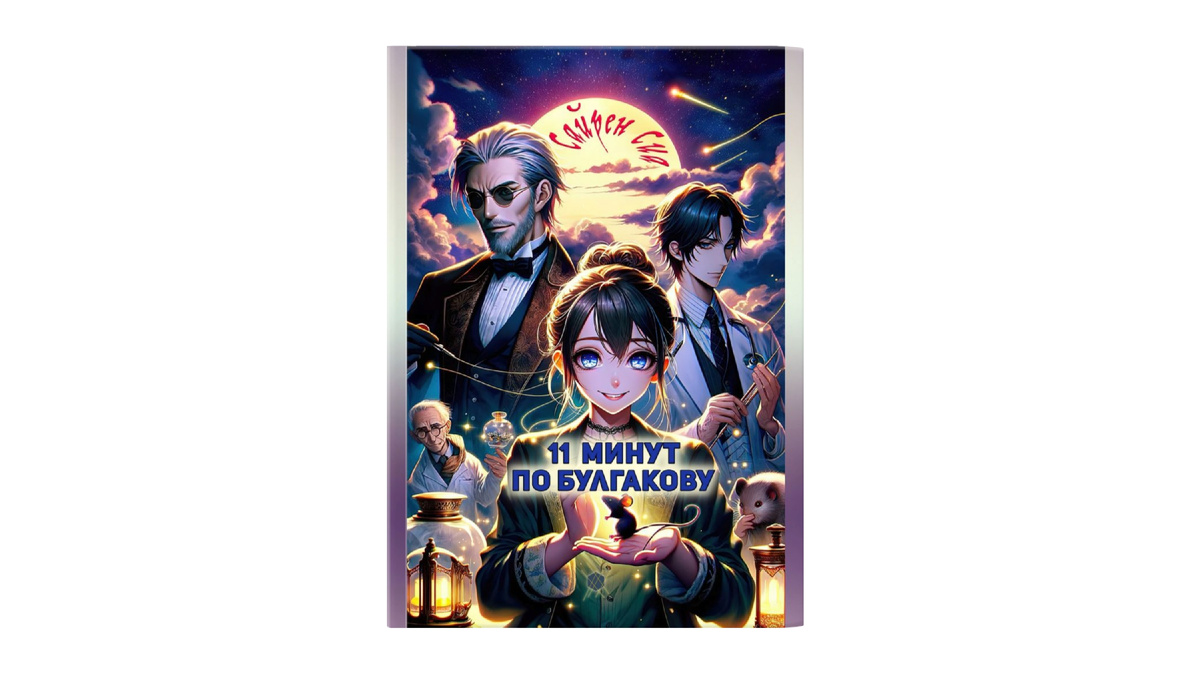 Титульная обложка книги "11 минут по Булгакову", автор - Сайрен Сиа