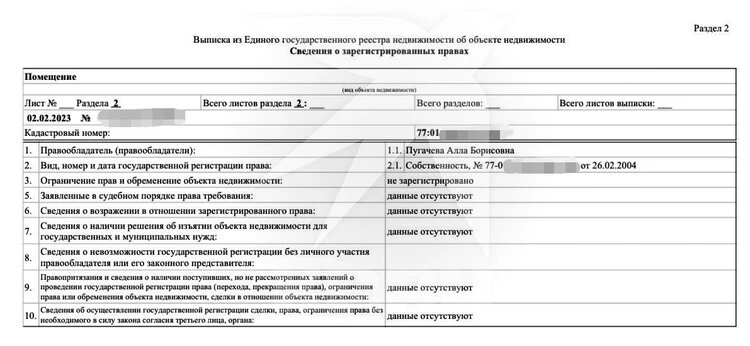   Пугачёва по-прежнему владеет квартирой на 304 кв. м. в Филипповском переулке Москвы. Скриншот: kp.ru