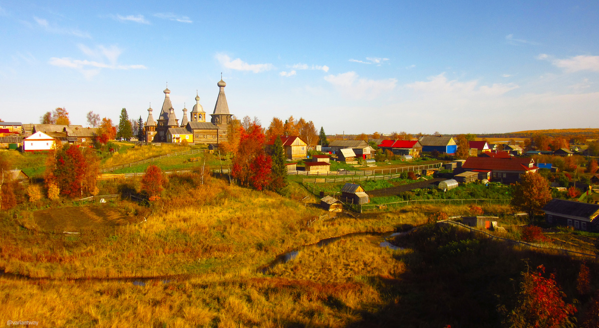 Проник в Нёноксу - закрытое село Беломорья, где недавно 