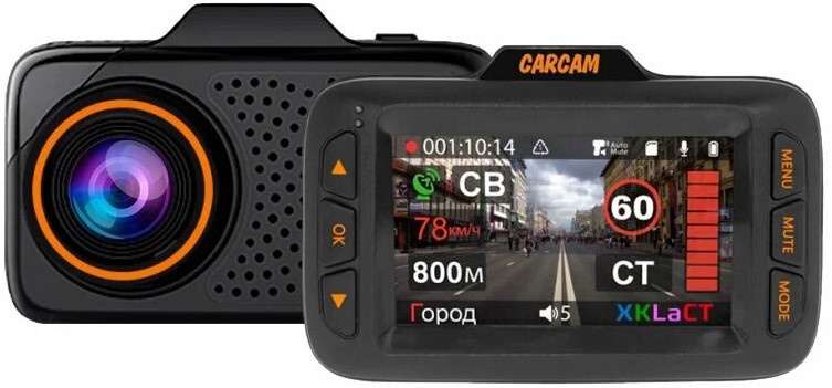 Видеорегистратор с радар детектором Carcam