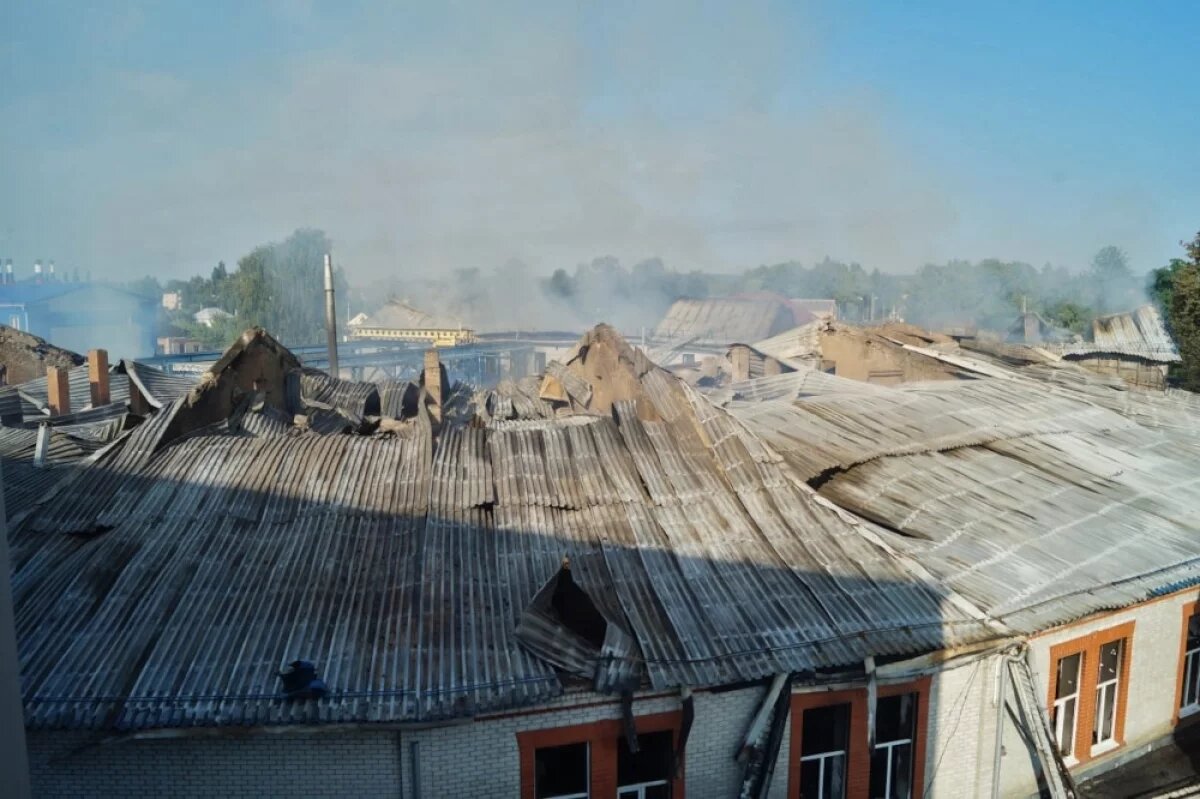    Курский завод аппаратуры получил серьёзные повреждения после атаки БПЛА