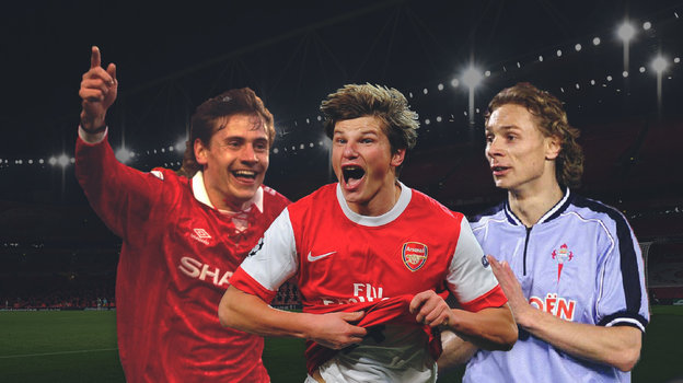 Андрей Канчельскис, Андрей Аршавин и Валерий Карпин. Фото «СЭ»