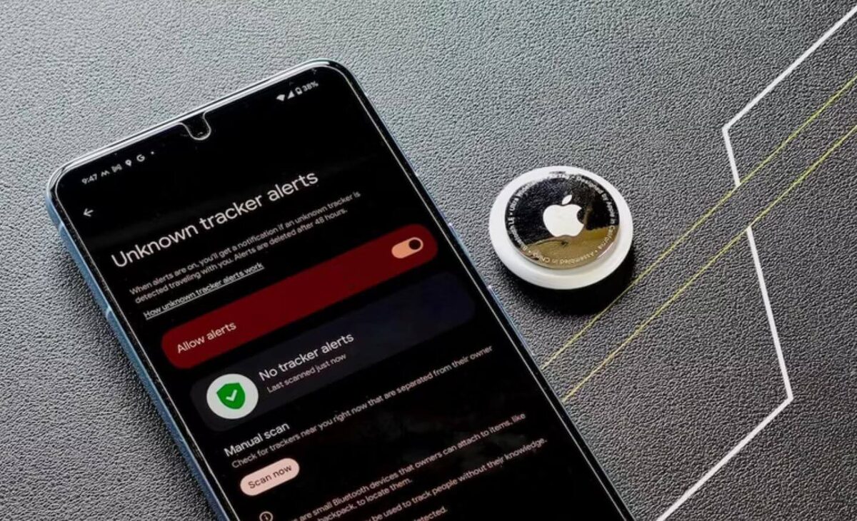    AirTag не работает с Android. Фото: makeusof.com
