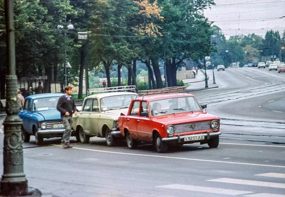Автомобильное происшествие советского времени