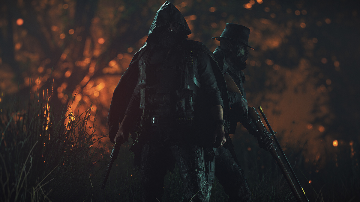 Hunt: Showdown — это захватывающий PvPvE-шутер от первого лица, в котором побеждают те, кто готов рисковать. Крайне интересный проект бросающий вызов не только новичкам, но и опытным игрокам. Вы охотник и вашей главной целью является убийство ужасного монстра, но будьте бдительны ведь не вы одни на него охотитесь.     