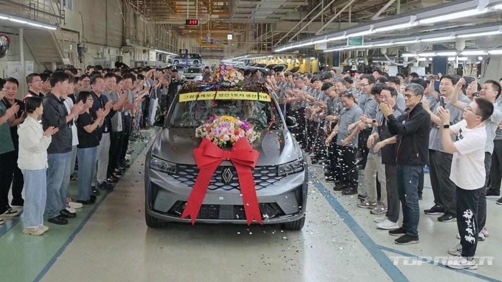 Серийное производство Grand Koleos началось на заводе Renault Korea