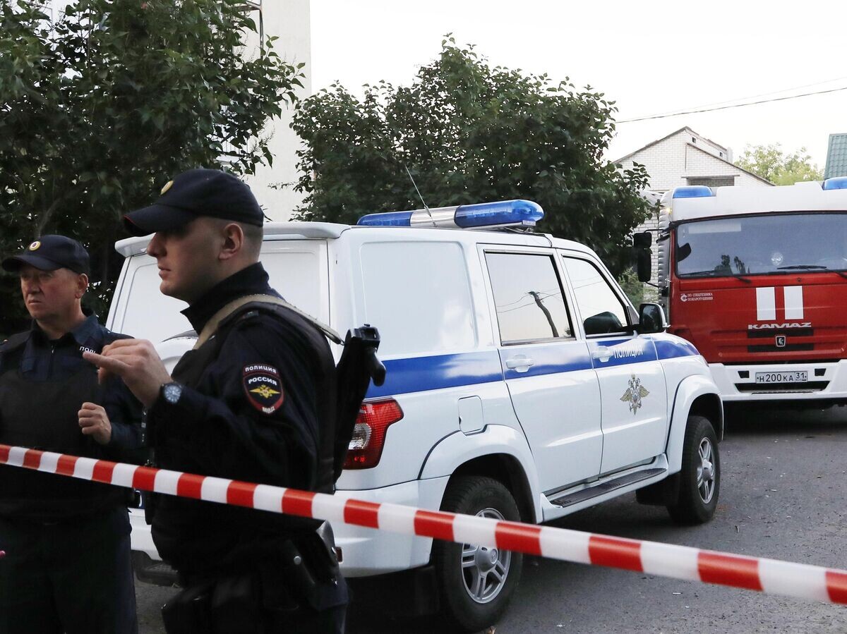    Сотрудники полиции в Белгороде© Таисия Лисковец