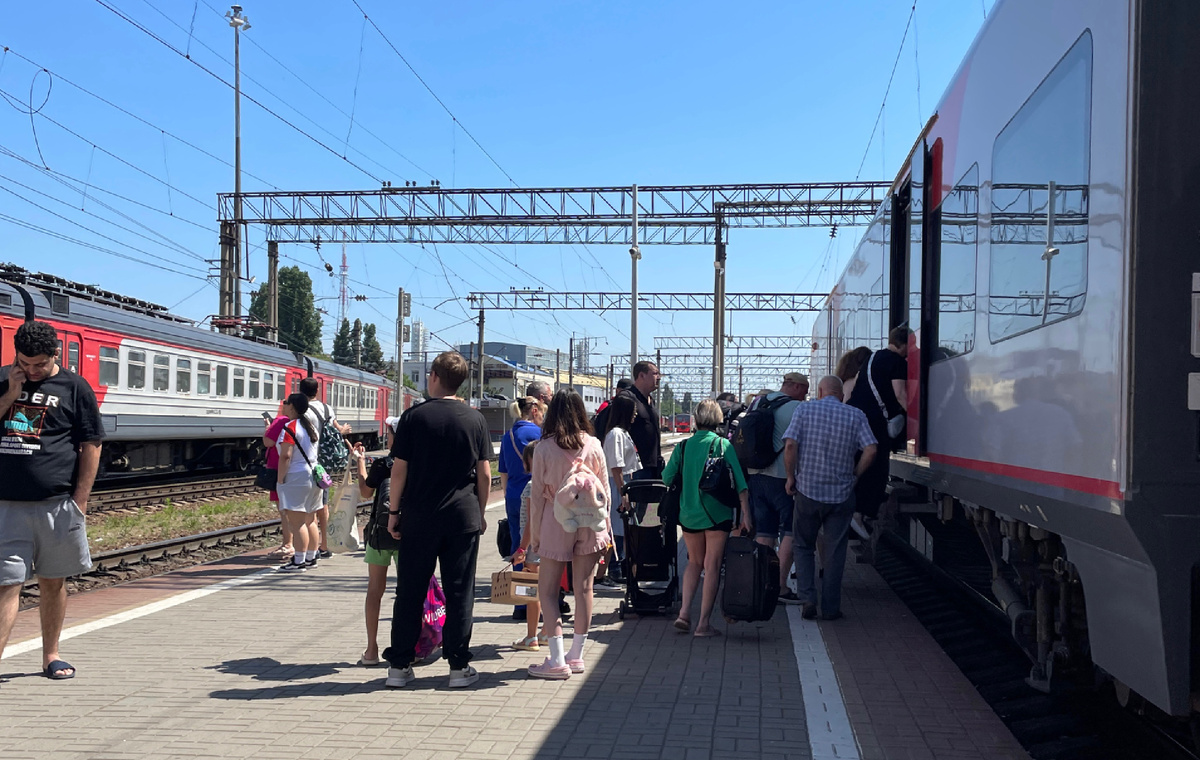 Это не очередь, а то, что осталось за 2 минуты до отправления